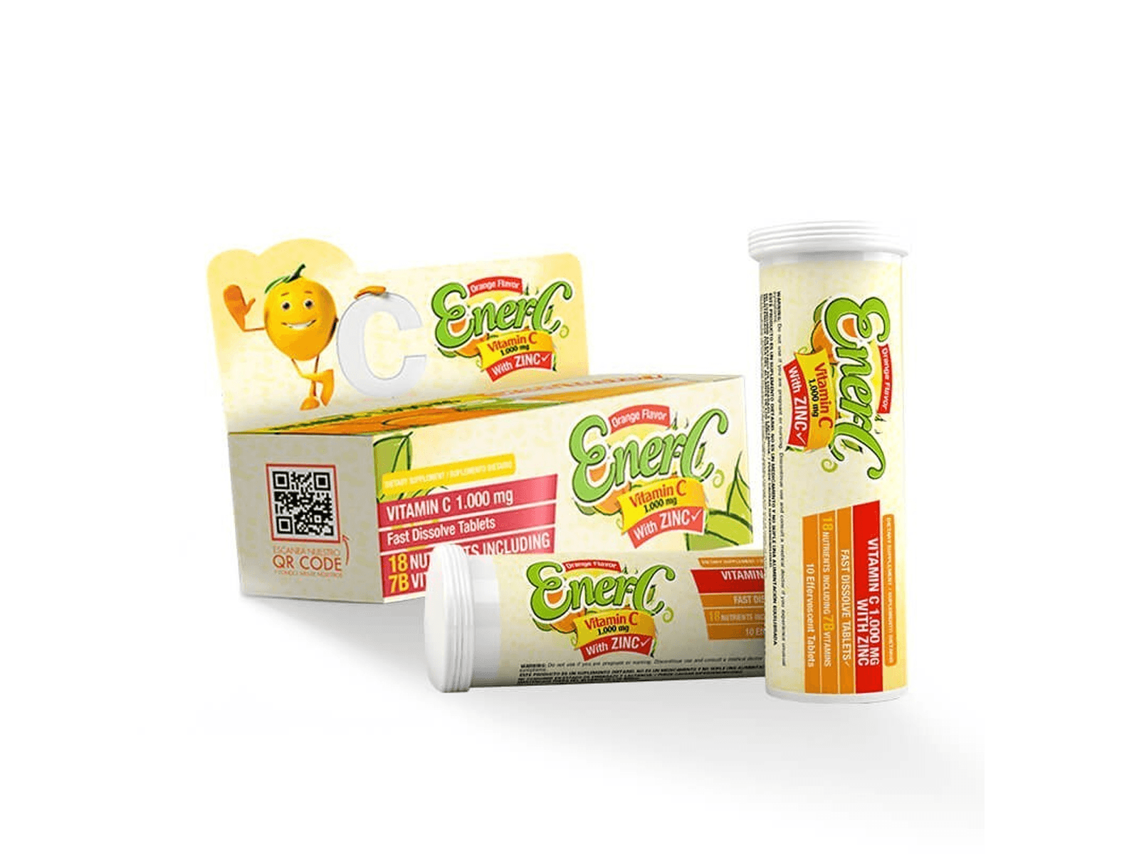 Ener C Vitamina C 1000mg 10 Effervecent Tabs Ener C Vitamina C 1000mg 10 Effervecent Tabs