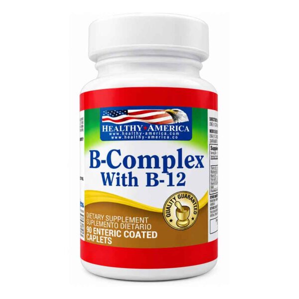 B Complex Vitamina B-12 (90 Caplets) complejo B