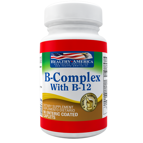 B Complex Vitamina B-12 (90 Caplets) Healthy Americacreatina colombia cali bogota medellin pereira