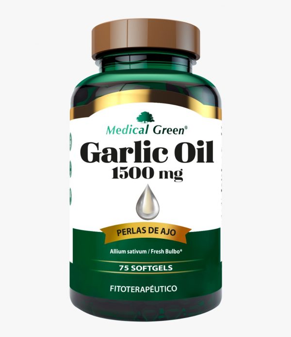 Garlic Oil Perlas De Ajo Medical Green colombia cali bogota medellin pereira