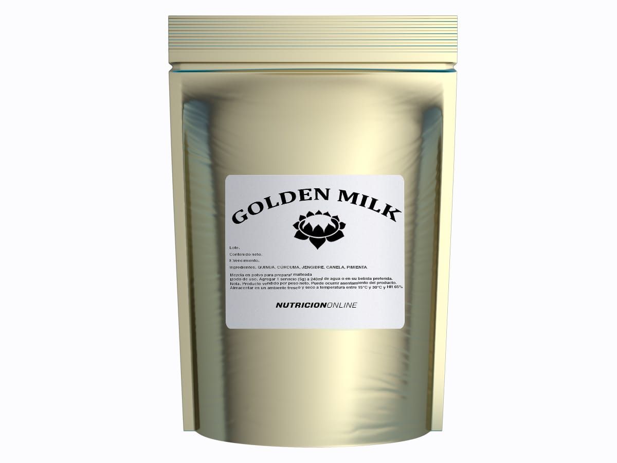 Golden Milk Leche dorada Nutricion Online