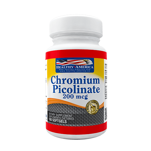 Chromium Picolinate 200 mcg (100 softgels) FECHA VENCIMIENTO 09/2023