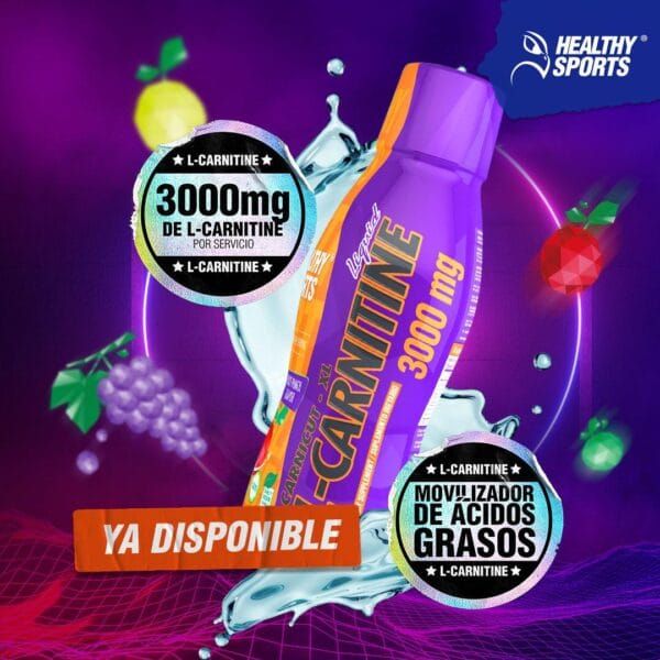 L- Carnitina liquida 3000mg (16 oz / 473 ml) - Imagen 2