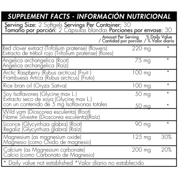 Climaterix (60  softgels) Pre y Pos menopausia - Imagen 2