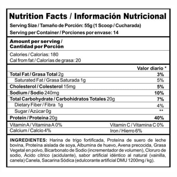 Pancakes De Proteina (770g) - Imagen 2