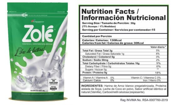 Zolé  (450g /15 servicios) - Imagen 2