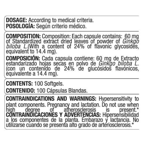 ginkgo biloba medical green cali bogota medellin colombia mejor precio