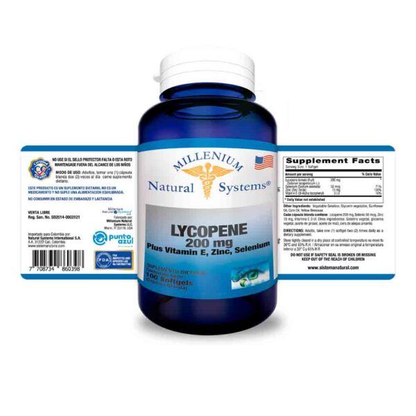 Lycopene 200 mg (100 Softgels) - Imagen 2