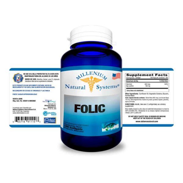 Folic ácido fólico colombia cali bogota medellin pereira