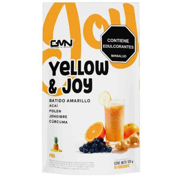 yellow & joy batido amarillo Detox, colombia, cali, bogota, medellin