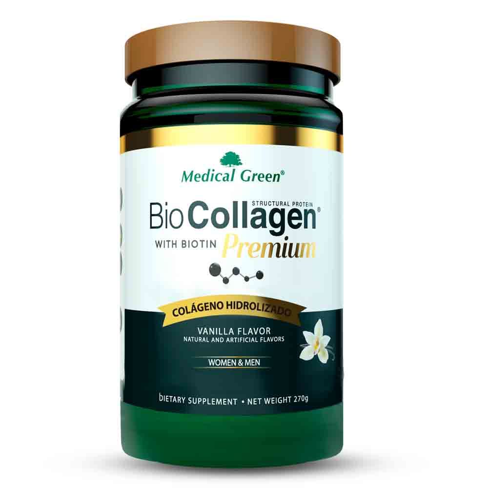 biocollagen colageno hidrolizado con biotina De Medical Green cali bogota medellin colombia mejor precio